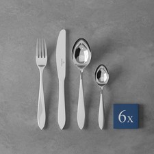 VILLEROY & BOCH Arthur Servizio Tavola Posate Set 24 Pezzi Acciaio Inox