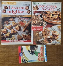 3 fascicoli CUCINA DOLCI