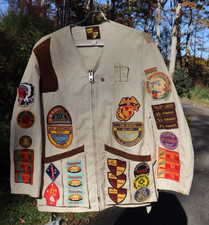 Giacca da tiro vintage anni 60 uomo tg 42 Skeet 49 toppe Winchester Gun Club