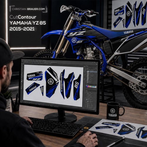 Modello decorativo yamaha yz85 - modello,
