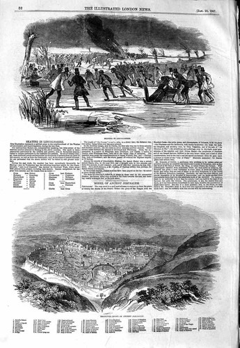 Vecchia stampa antica 1847