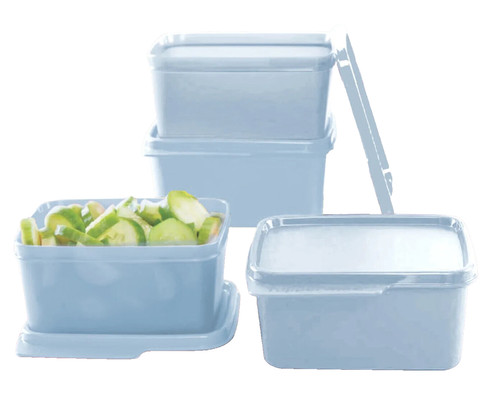 Tupperware 4pcs blue keep - blue, tab