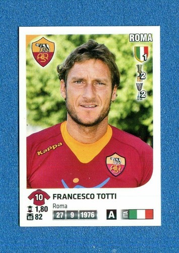 Top player totti - top, roma