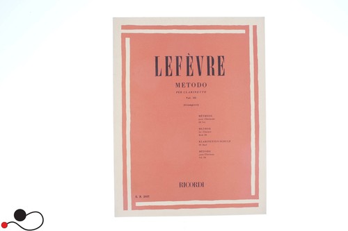 Spartito ricordi lefevre - spartito,