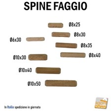 Spine faggio striate d10 - faggio,