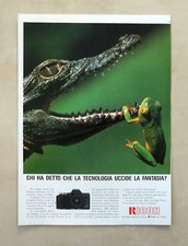 D373 - Advertising Pubblicità- 1988 - RICOH XR-X FOTOCAMERA 35 mm