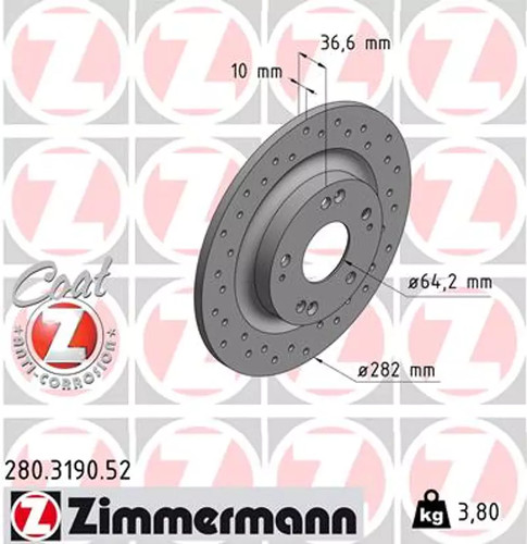 Set freni disco zimmermann - freni, a