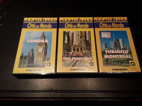 Lotto vhs città del mondo - del,
