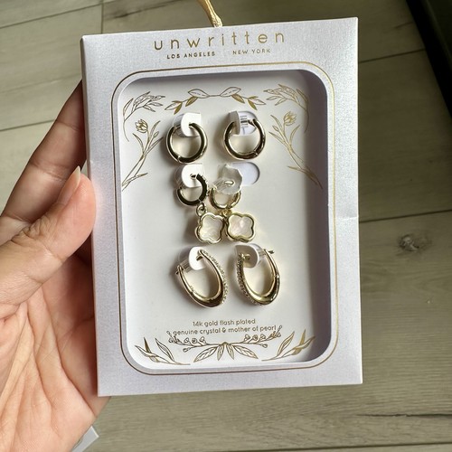 Set orecchini placcati oro - , 14