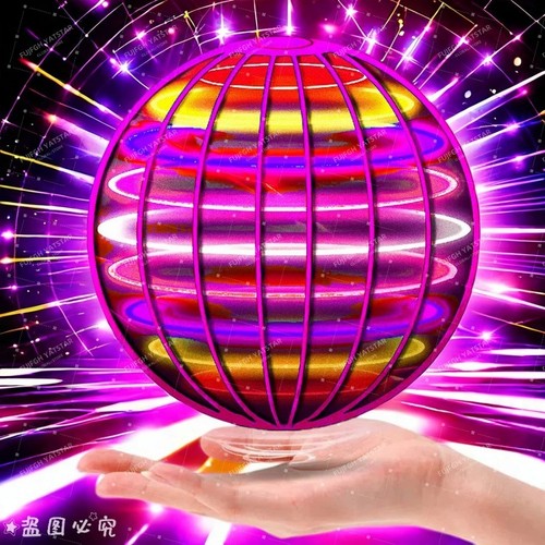 Flying orb ball - toys, (blu/rosa