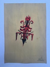 Disegno Wifredo Lam su carta