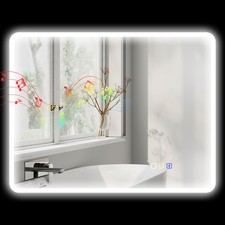 Homcom specchio bagno - specchio, con