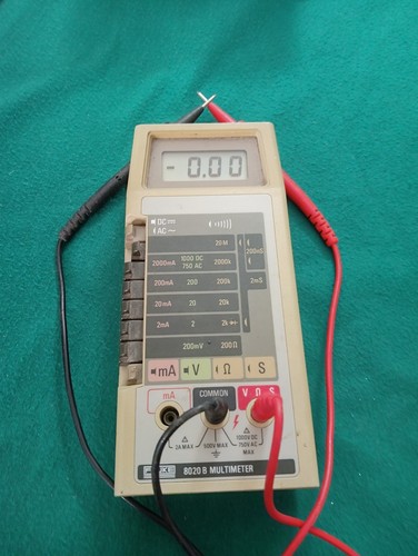 Fluke 8020 multimetro - fluke, b
