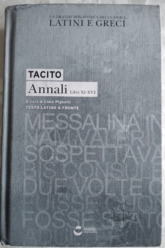 Tacito annali libri - annali,