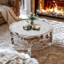 Tavolino in vetro a specchio tavolino da caffè arredo tavolino lusso 60/80 cm