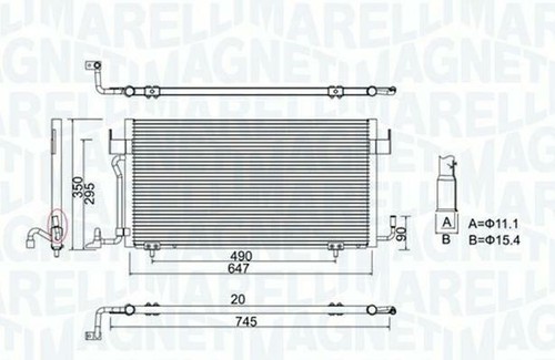 Condensatore radiatore aria - radiatore,