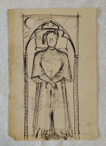 Vecchio disegno dal - disegno, vero