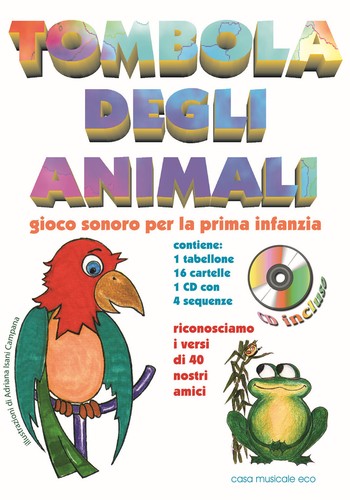 Tombola degli animali con - tombola, cd