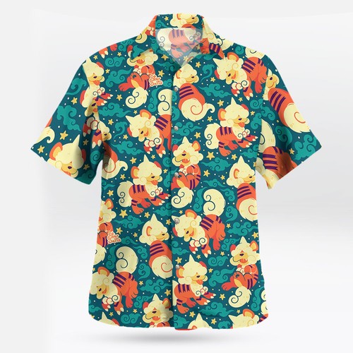 Simpatica camicia hawaiana