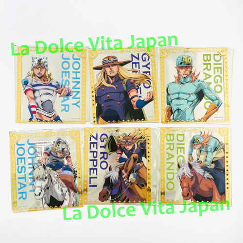 Steel ball run - steel, shikishi