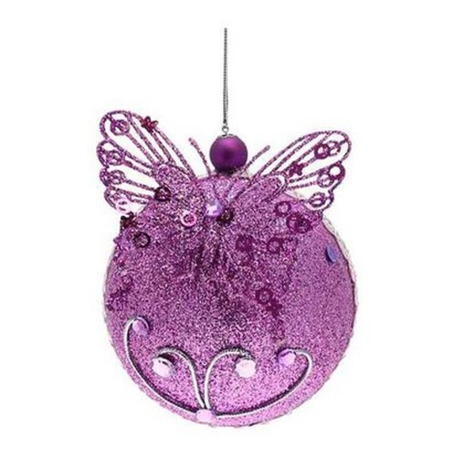 Sfera decorata con glitter per