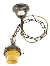 Lampadario ottone brunito