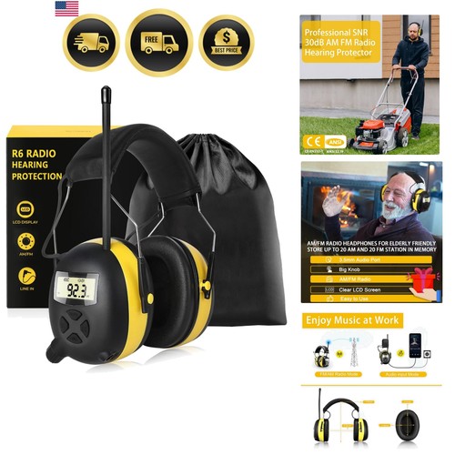Cuffie radio con display - am/fm,