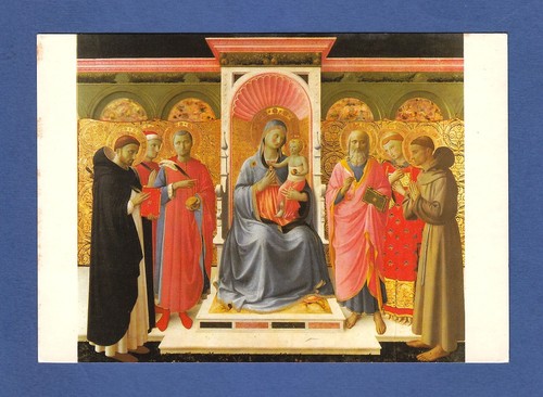 Beato angelico madonna con - madonna,