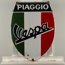 Insegna smaltata Piaggio Vespa