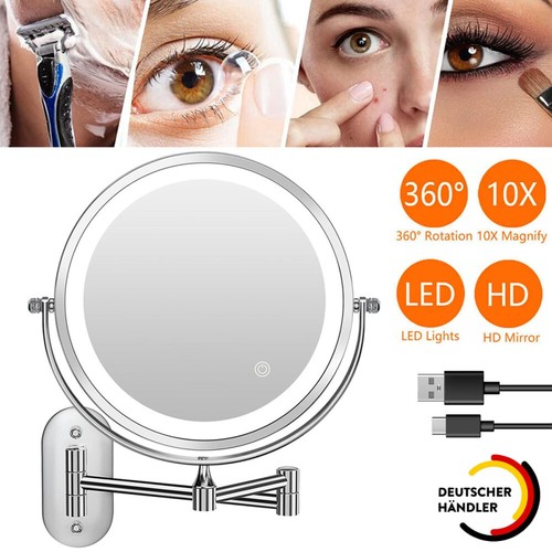 Specchio trucco doppio led - da,