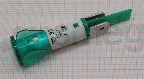 Lampada spia verde alfa per