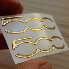 Coppia adesivi resinati 3D