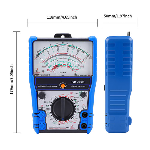 88b multimetro analogico - sk-88b,