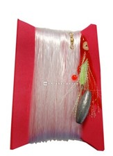 TRAINETTA A MANO PRONTA CON OCTOPUS FILO 80 M  FILACCIONE PESCA MARE BARCA