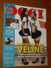 OGGI 2011/14=LE VELINE=VAN DE SFROOS=ALBANO CARRISI=SALUGGIA=SANDRA PATERNOSTRO=