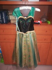 VESTITO COSTUME Maschera di CARNEVALE bambina - FROZEN ANNA p