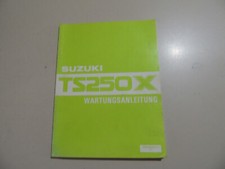 Manuale Officina Suzuki TS 250 X 1986 Riparazione Manutenzione