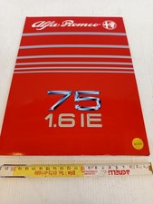 cartella stampa press kit originale Alfa Romeo 1989 75 1.6 I.E. lingua tedesco
