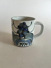 Royal Copenhagen Grande Tazza Annuale 1974.