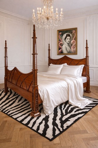 Letto baldacchino gotico - baldacchino,