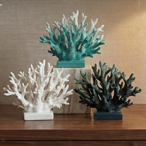 Décoration corail art rétro - corail,,