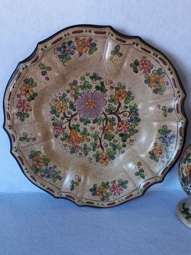 Piatto ceramica decorata - decorata, a