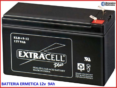 Batteria ups 12v 9ah piombo - batteria,