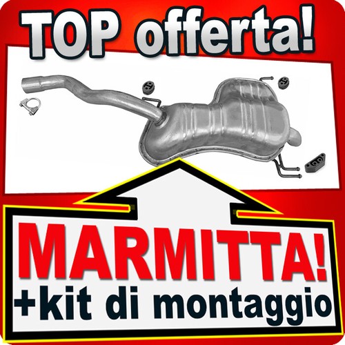 Silenziatore posteriore per - silenziatore,