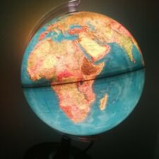 Mappamondo vintage Rico Firenze fisico 1:51 milioni con illuminazione anni