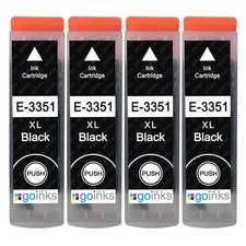 4 cartucce inchiostro nero XL