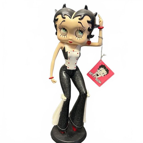 Betty boop black glitter - black, resin