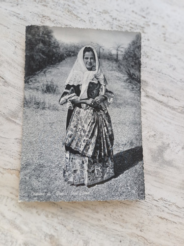 Cartolina costumi sardi - ,