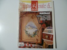 RIVISTA APPASSIONATE DI PUNTO CROCE OTTOBRE 2003 + SCHEMI NATALE SAMPLER CUSCINI