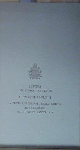 Lettera del sommo pontefice - lettera,